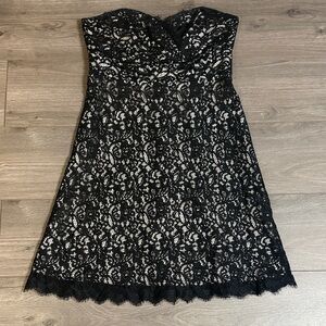 Elegant Black Lace Dress